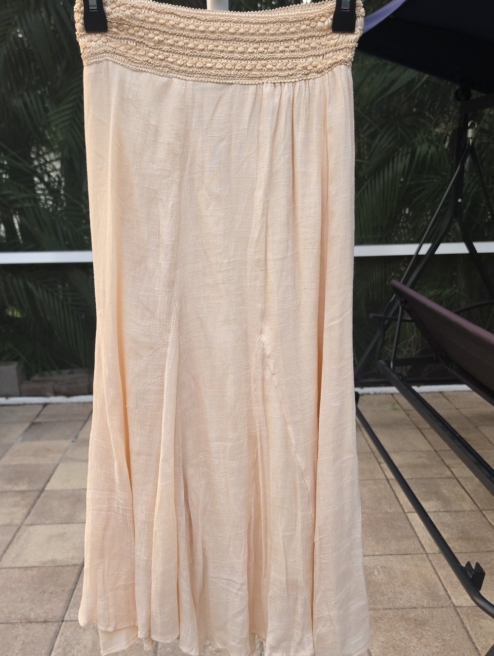 J. GEE Lined Maxi Skirt with Smocked Waist